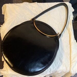 Elegant Black Leather Women's Bag